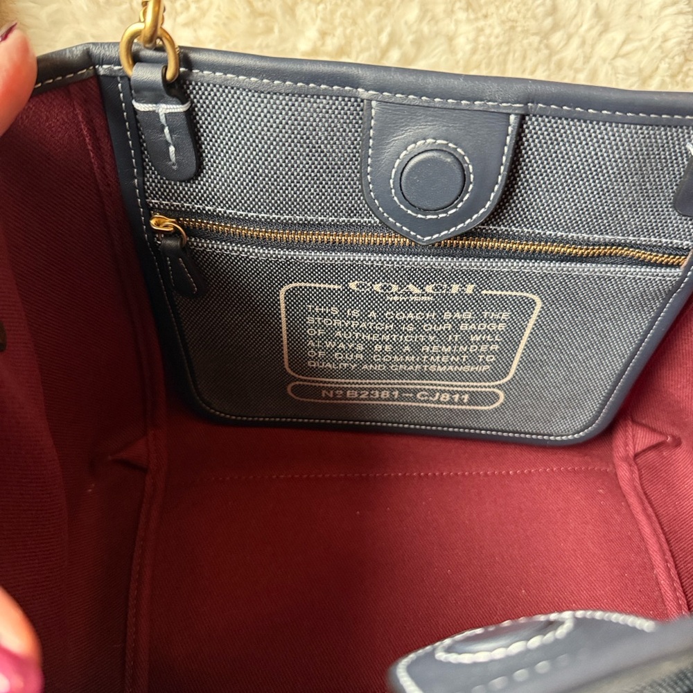Coach Reese Tote - Midnight Navy - Picture 6 of 7